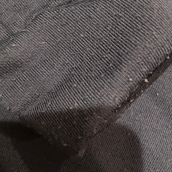 Nike Dri-FIT Hoodie Youth Size 7 Navy Blue Just Do It Red Logo - Picture 3 of 8